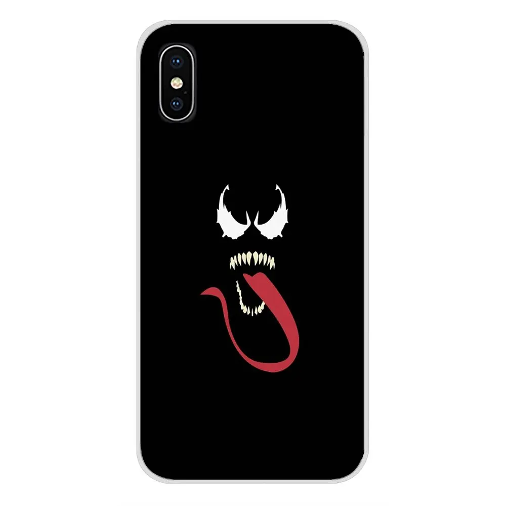 Мягкий прозрачный чехол Venom 2018 фильм Том Харди для Apple iPhone X XR XS MAX 4 4S 5 5S 5C SE 6 6S 7 8 Plus