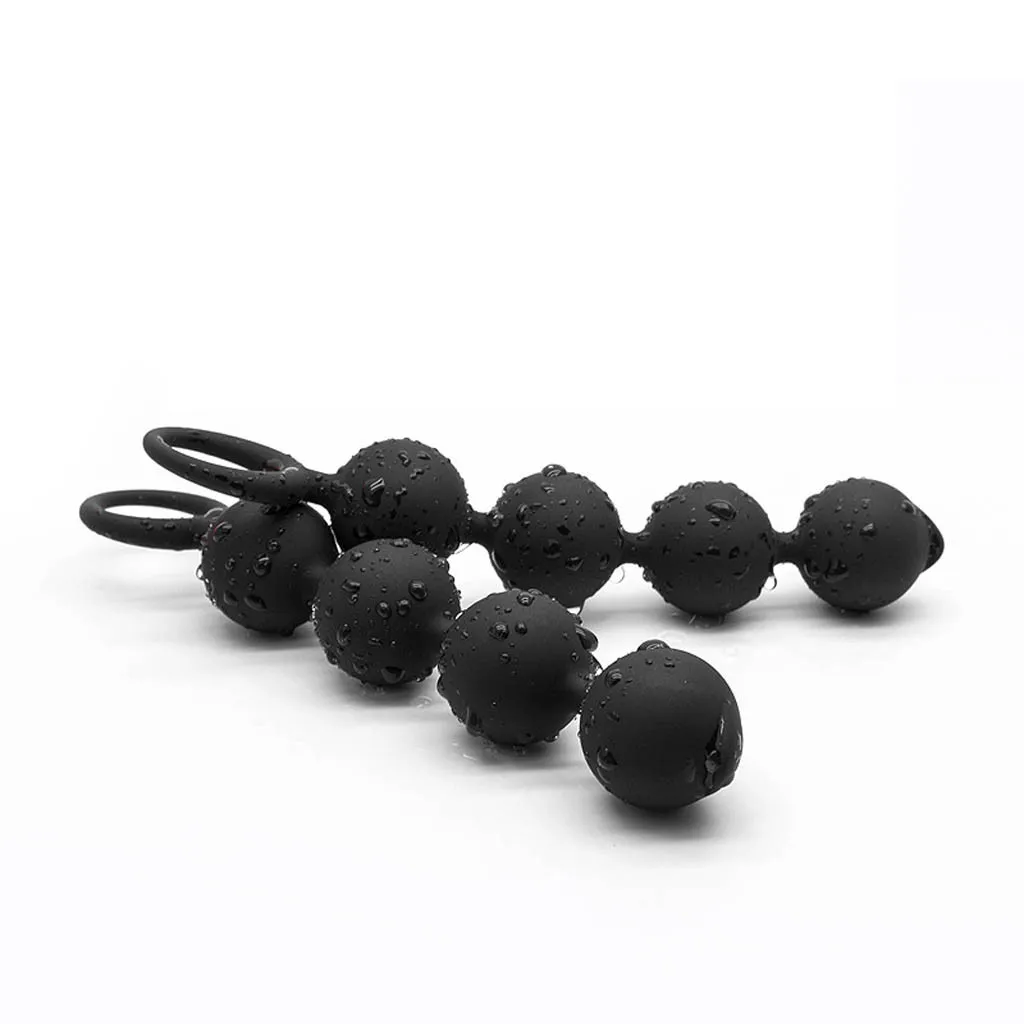 Сексуальные бусы вагинальная пробка Play Pull Ring Ball силиконовый Анальная вибратор