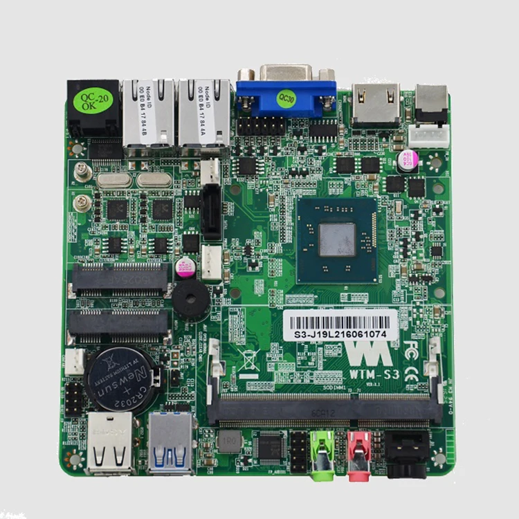 QINLAN безвентиляторный Intel Celeron Mini PC X6620B J1900 четырехъядерный 2 0 GHz Windows7/8/10 Linux мини