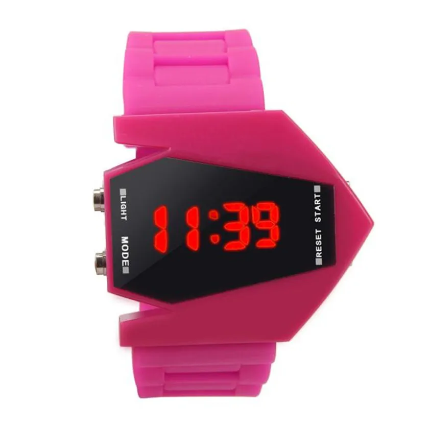 2019 Hot Sale Fashion Airplane Aivator Pilot LED Flashlight Sport Cuff Watch#MAY31 | Наручные часы