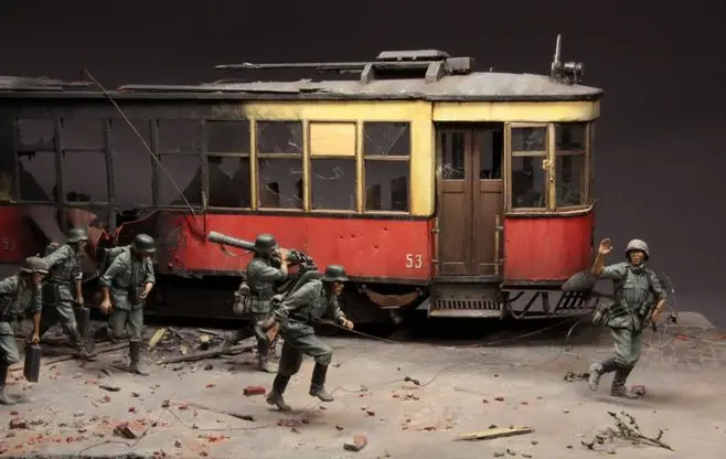 1/35 модельная фигурка из смолы комплекты немецкая команда Строительной Смеси 6