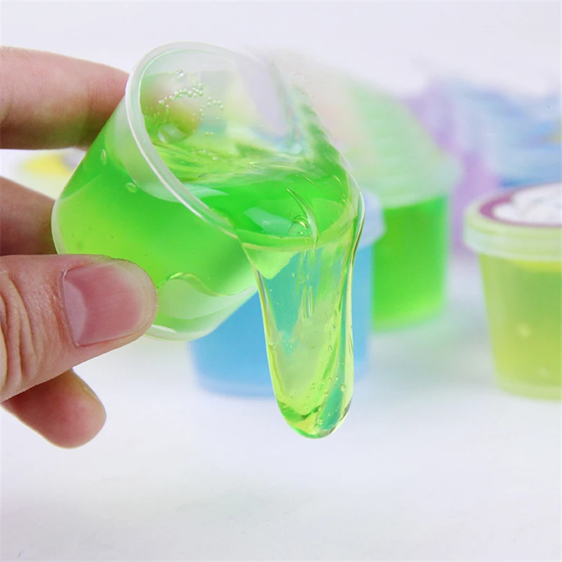 12 коробок/лот слизь Дети Детские забавные игрушки магнитная цветная глина грязь