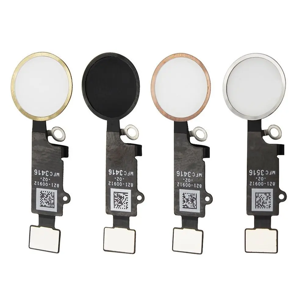 5pcs/Lot Home Button Assembly Flex Cable Sensor Ribbon Complete Spare Parts For iPhone 7 PLUS Black/White/Gold | Мобильные телефоны