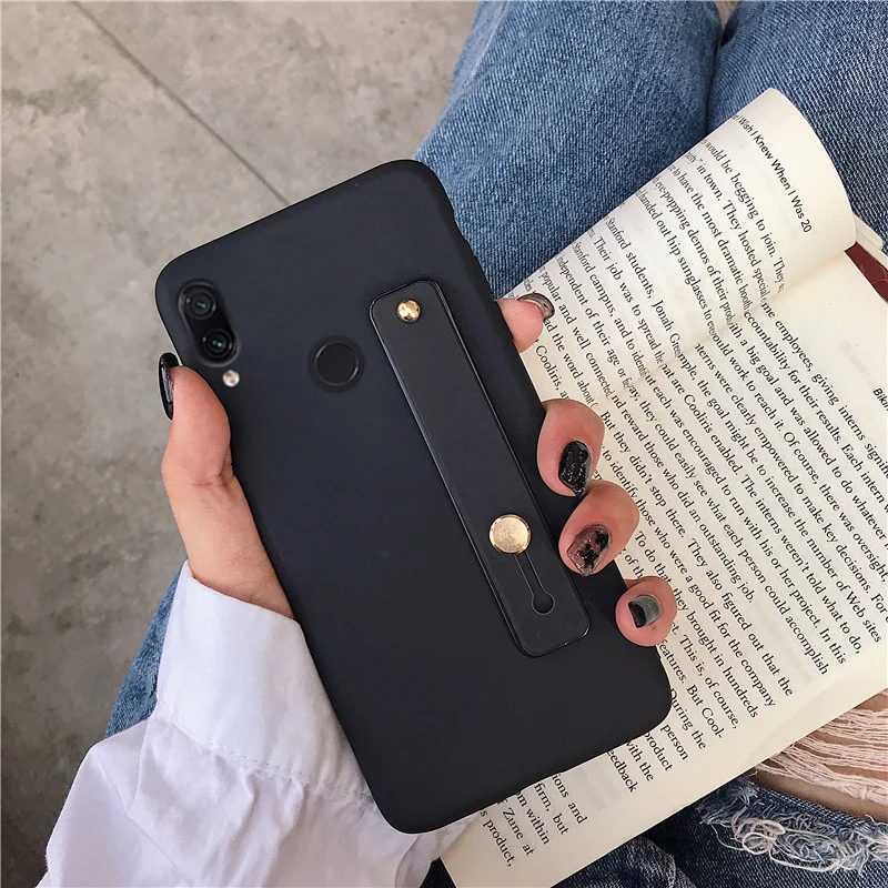 Силиконовый чехол с ремешком на руку для huawei p30 p20 lite pro p8 p9 p10 p smart plus, держатель с подставкой, мягкий чехол