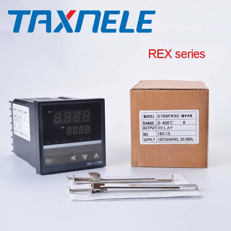 220 В духовка регулятор температуры REX-C700 C700 термопары PT100, K Универсальный Вход реле выход SSR выход 72*72 мм термостат