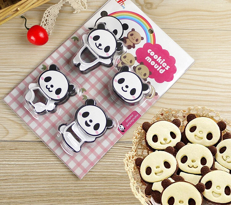 Новый 1 комплект милая форма панды торт Декор печенья хлеб тост рисовые резаки