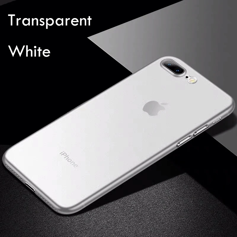 Ультратонкий чехол 0 3 мм для телефона Iphone Xs Max Xr X 8 7 6 s S Plus Матовый Прозрачный