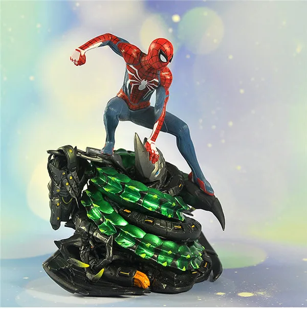 Мстители Капитан Marvel танос Железный человек Человек-паук Локи доктор странная статуя ПВХ экшн Фигурки Мстителей Endgame Dioarama