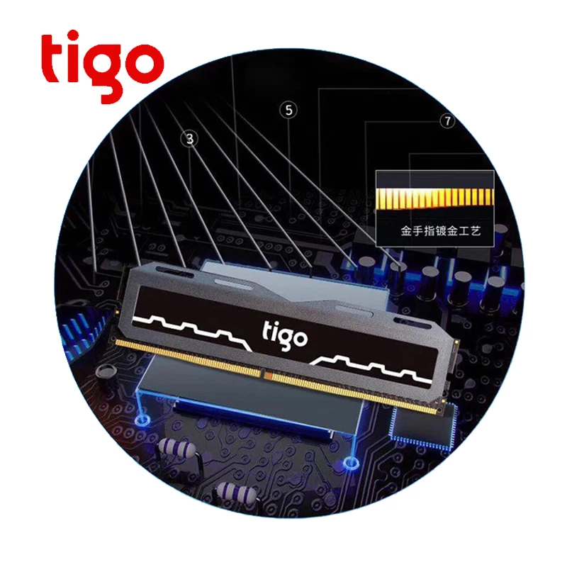 Tigo DDR4 PC RAM 8GB 16GB 2666MHz 3000MHz игровая память стабильная теплоотдача DDR 4 Memoria для