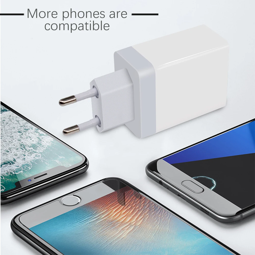 5V 2.4A USB зарядное устройство QC 3 0 30W USB-C адаптер питания совместимо с мобильными iPhone