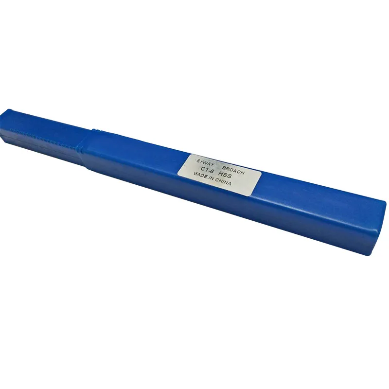 HSS 6 мм C1 Push-type Keyway Broach метрический размер HSS Keyway Режущий инструмент для ЧПУ Металлообработка C1/6 Keyway Broach