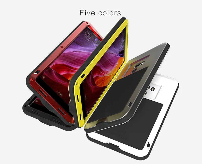 Полный корпус защитный Xiaomi mi x 2 Чехол для Xiaomi mi Mix 2 2S mi x2 Phone& Gorilla glass Metal Armor s для Xiaomi mi Mix 2 Чехол