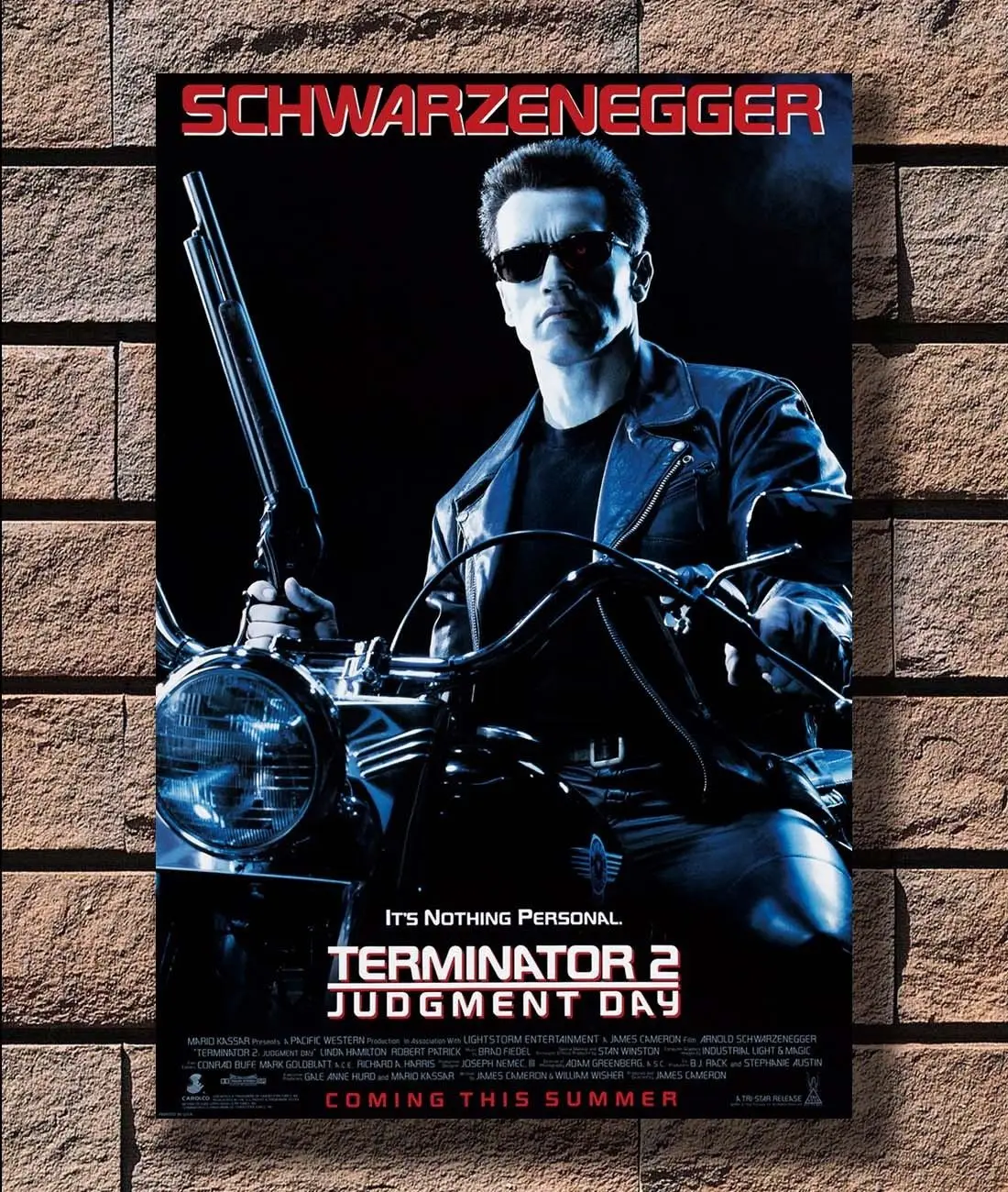 Q0324 Плакаты и принты Терминатор 2 решение день фильм Арнольд Shwarzenegger Горячая