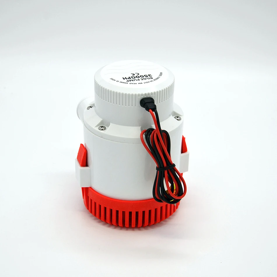 Фото Большой поток dc 12v/24v откачивающий насос 3700GPH Электрический водяной для лодки Большой поток dc 12v/24v откачивающий насос 3700GPH Электрический водяной для лодки