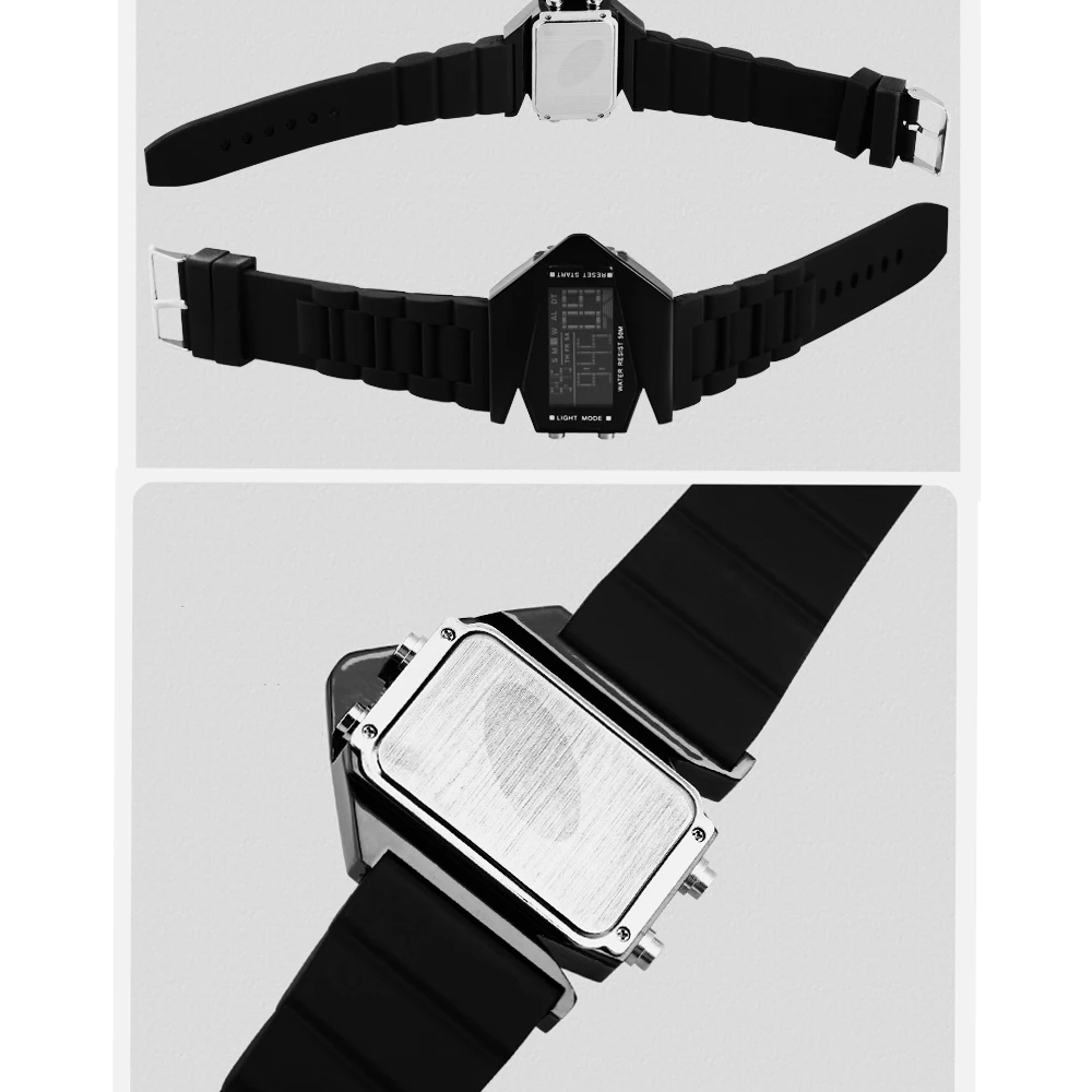 Горячая Распродажа бренд Addies в форме самолета детский светодиодный цифровые