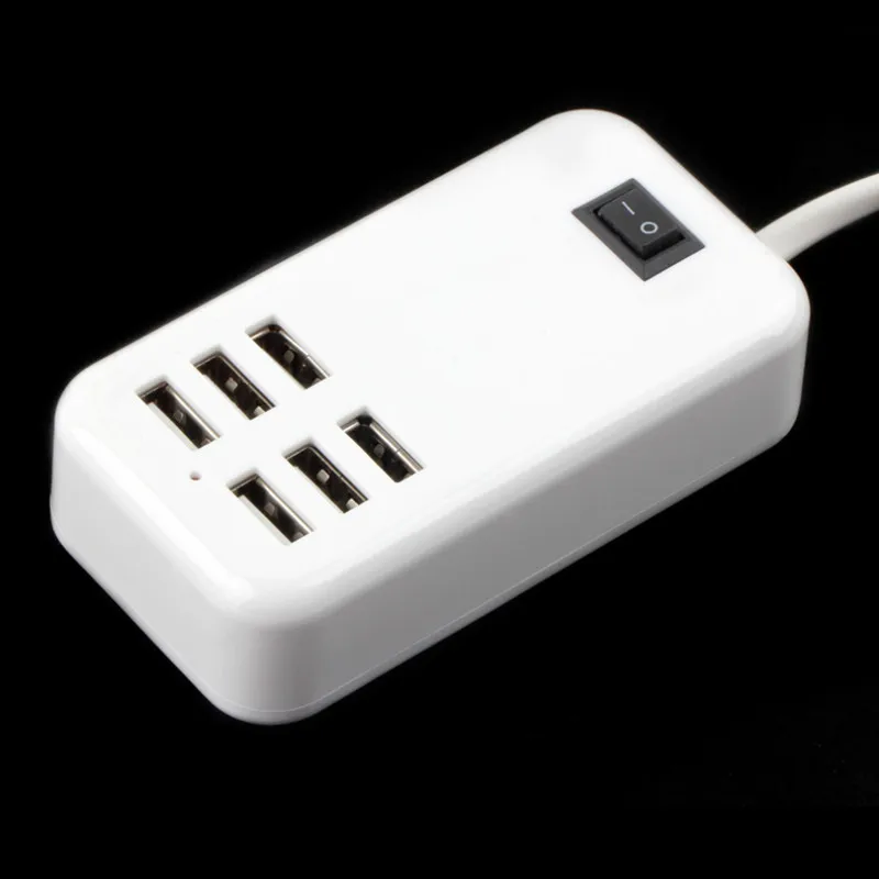 5 В/3 А 6 портов быстрое USB зарядное устройство настенное зарядное устройство Быстрая Зарядка адаптер зарядное устройство EU/US Разъем для iPad iphone Xiaomi все зарядное устройство для смартфонов