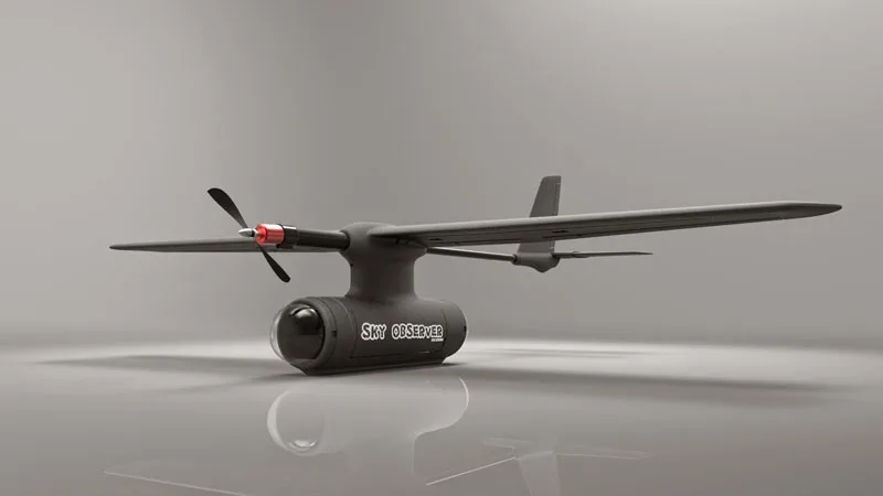 Новое поступление Радиоуправляемый Дрон Sky Lark Zeta Sky Observator 2 м размах крыльев большой дальности FPV RC пульт дистанционного управления