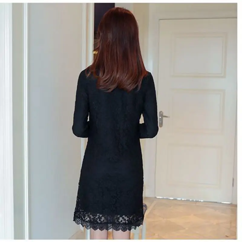 Для женщин 2018 Новый длинным рукавом весеннее платье модные женские туфли по