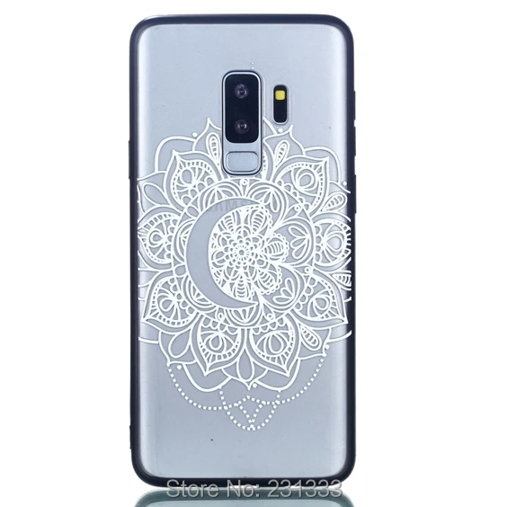 C-ku для Samsung Galaxy S9 PLUS Huawei P20 LITE PRO Чехол из ТПУ с рельефным рисунком + PC Твердый чехол