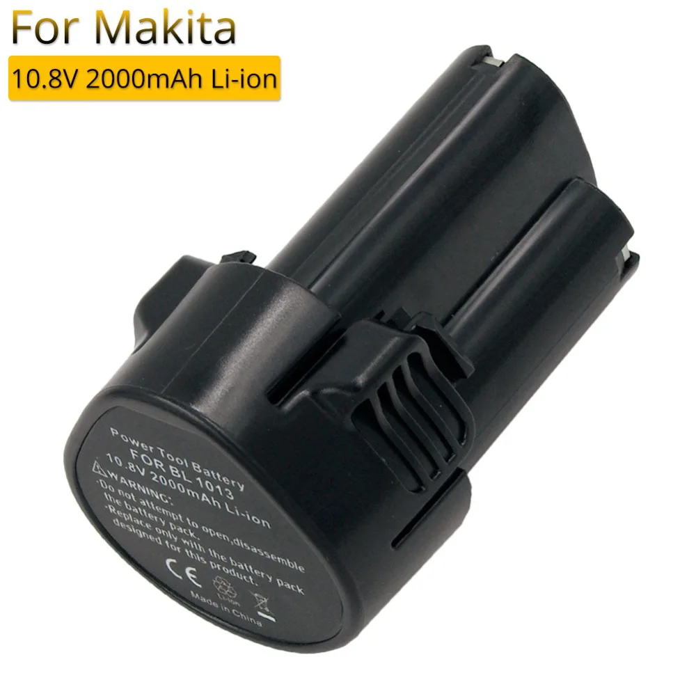 BL1013 электроинструменты аккумуляторная батарея 10,8 V 2000mAh Li-Ion для аккумуляторных дрелей Makita DF330D CL102D сменные батареи