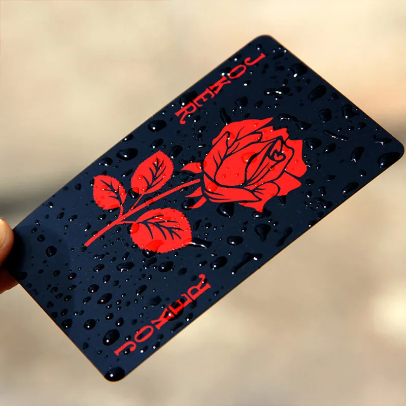 

Rose Playing Cards Poker Game Deck Gold Foil Poker Set Plastic Magic Card Waterproof Cards Magic