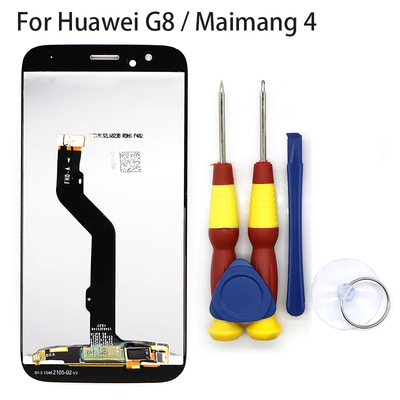 Новый Оригинальный сенсорный ЖК-дисплей ЖК-экран для Huawei G8 запасные части +
