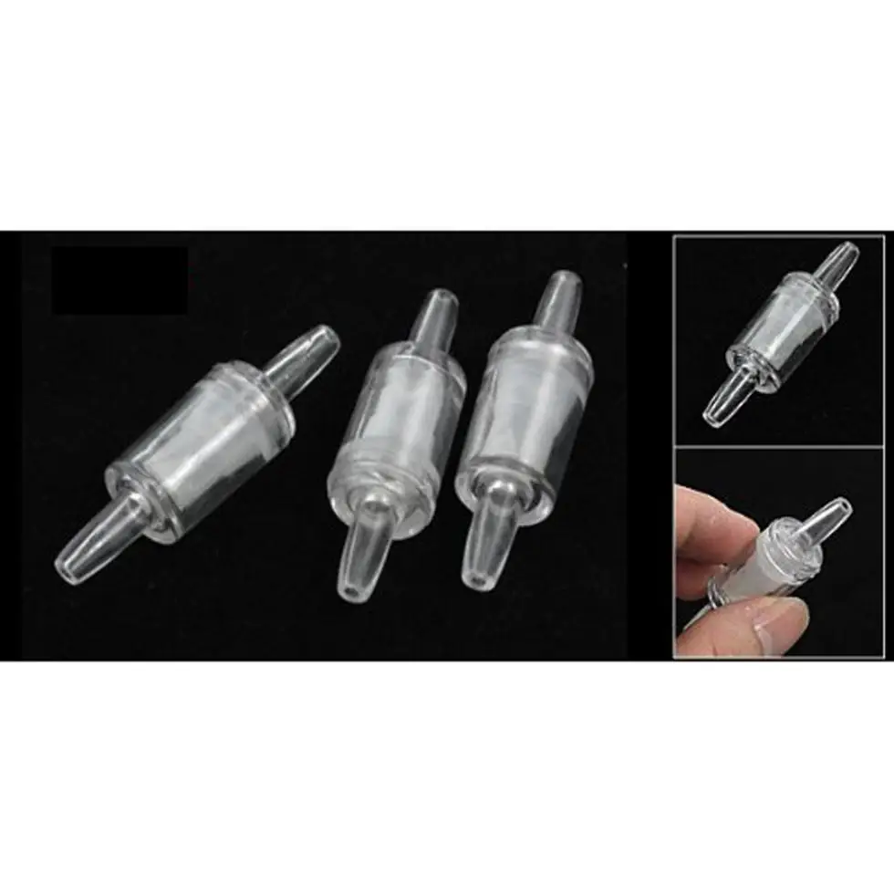 2015 горячие 3 шт без возврата пластиковый воздушный насос обратный клапан ясно для