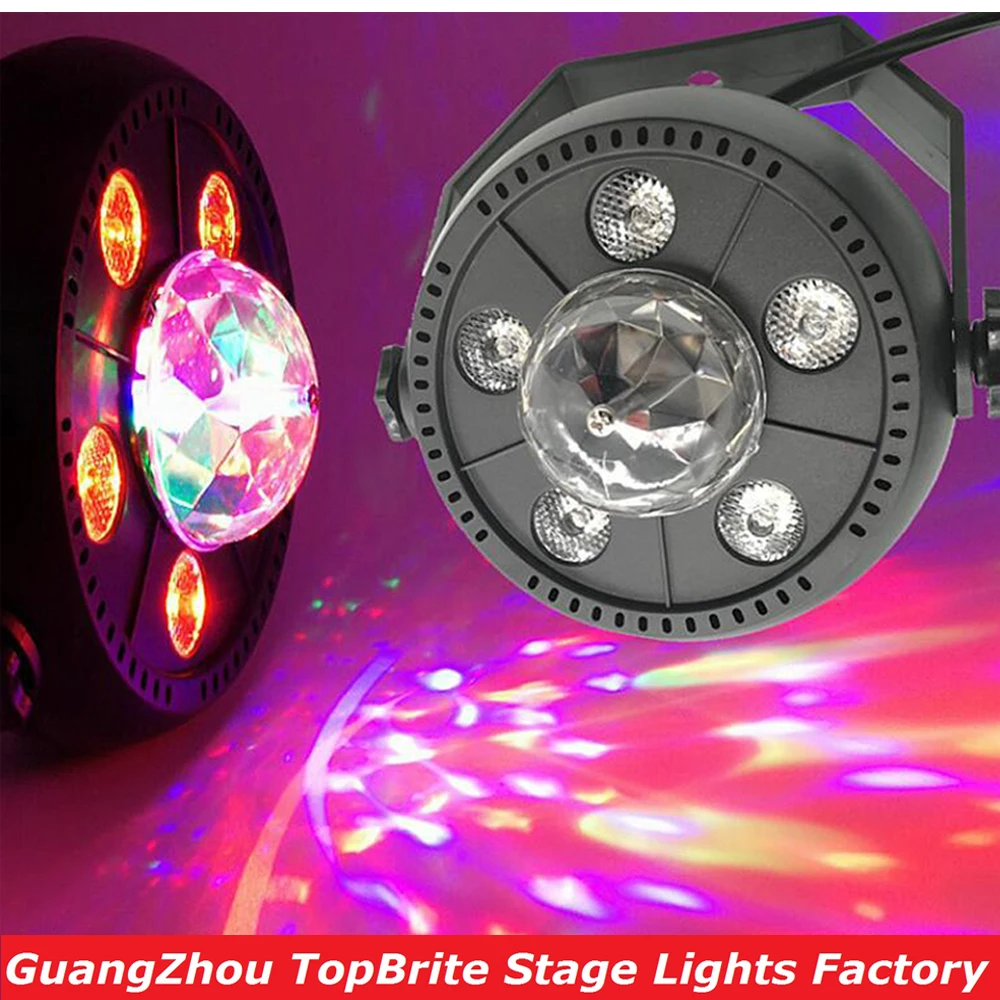 Мини RGB 11 Вт хрустальный магический шар светодиодный сценический парный