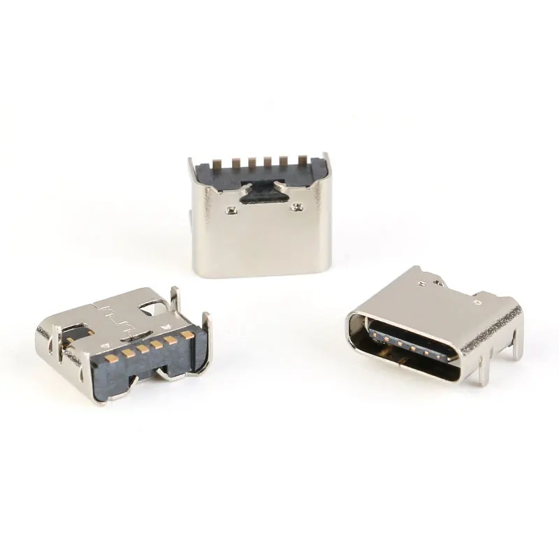 20 шт./лот гнездовой разъем SMT Micro USB Тип C 3 1 гнездо размещения SMD DIP для печатной