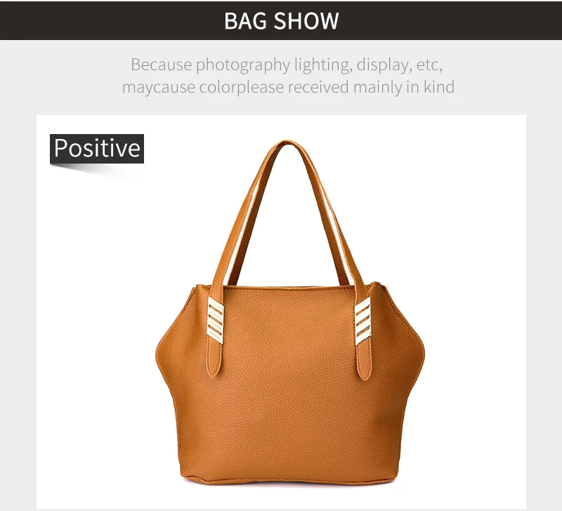 AEQUEEN 4pcs Handbag And Purses Women's PU Leather Bag Female Shoulder Bags Large Capacity Tote Bag Set Clutch Card Holder Bolsa