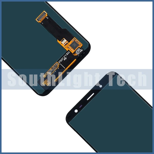 Класс AAA+++ Супер Amoled для samsung Galaxy J8 J800 J8 SM-J800FN ЖК-дисплей сенсорный дигитайзер сборка замена экрана