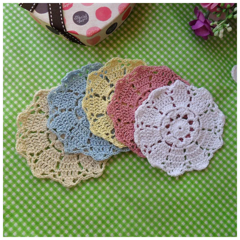 Подставка под кружево сделай сам 10 см 40 шт.|cup pad|lace doiliespad pad |