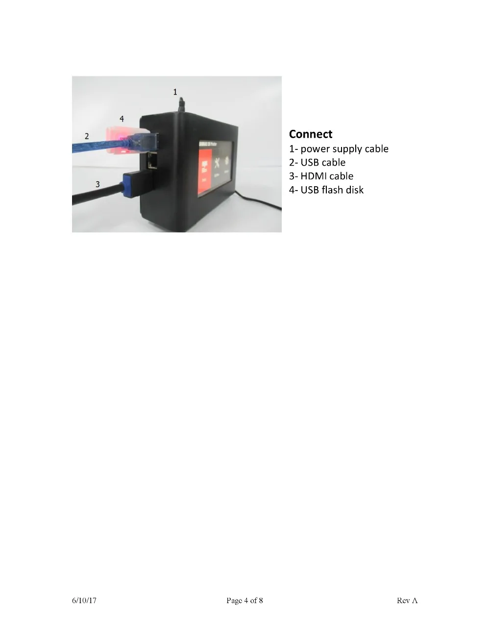 WANHAO D7 Nano BOX с поддержкой USB и сенсорным экраном, все бренды DLP/SLA 3D контроллер принтера