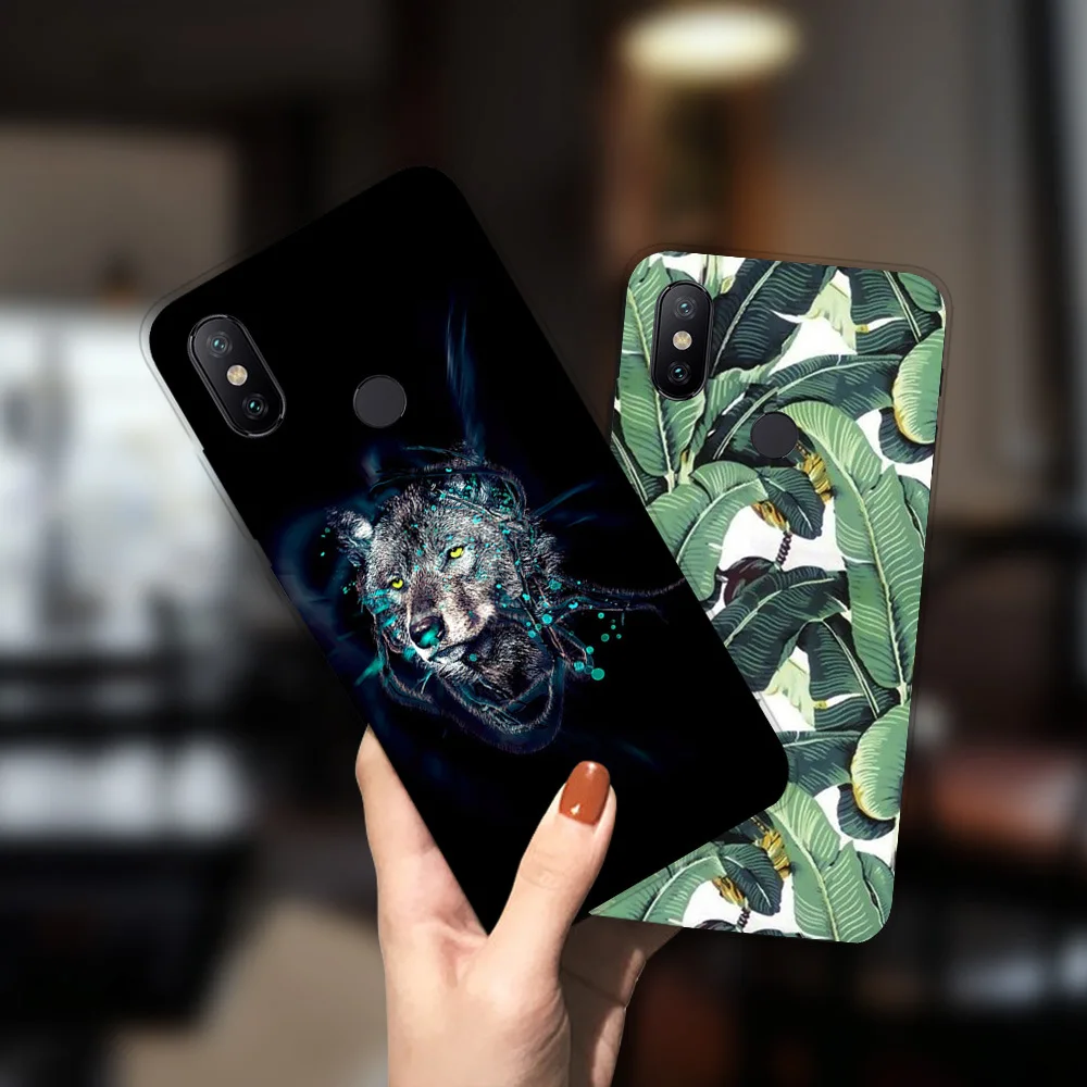 Для Xiaomi redmi 6 pro Чехол redmi6pro задняя крышка мультяшный Мягкий защитный чехол для