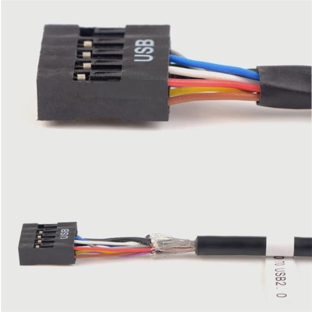 Шасси передний USB3.0 к USB2.0 адаптер кабель/панель 19/20 контактный разъем мама