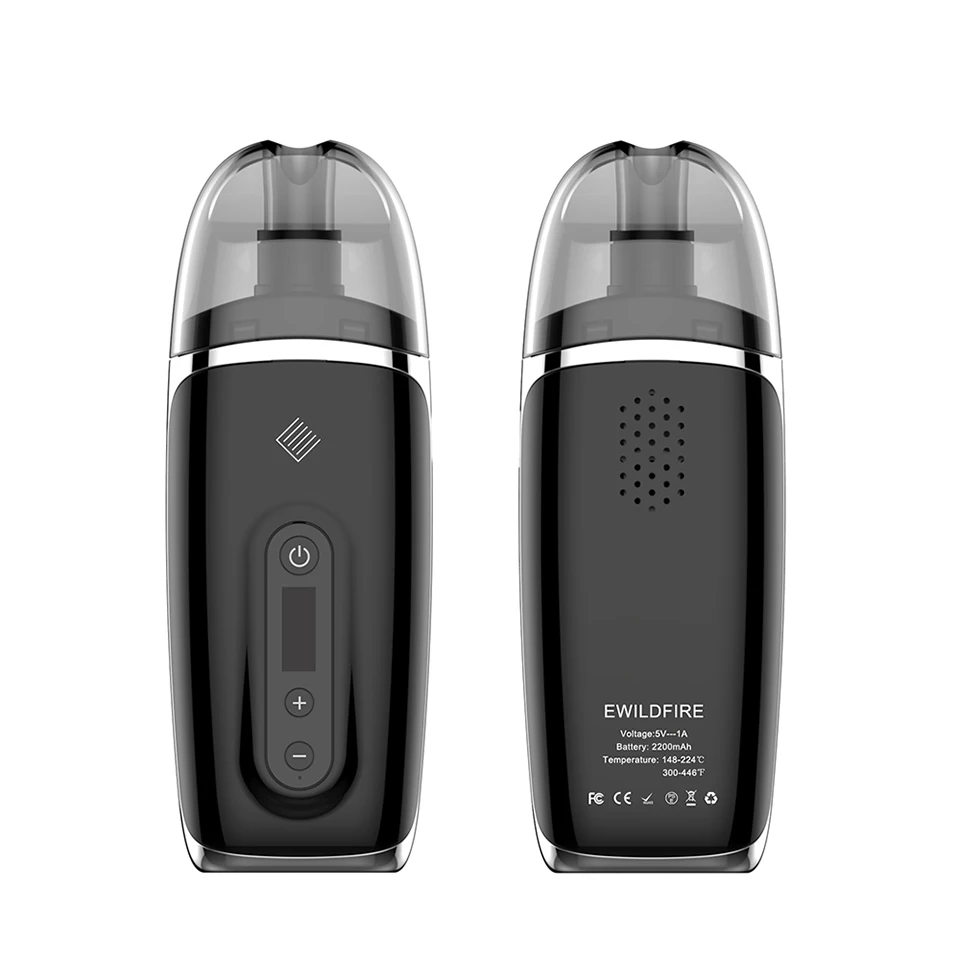 EWILDFIRE Dry herbal Vaporizer 2200mah bartty Tempreture control LED screen Premium Portable vape pen kit | Электроника