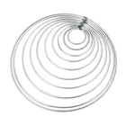 10 шт 35-200 мм Ловец снов круглые кольца серебристого цвета железные пустые круглые круги коннектор для создания находок Ловец снов