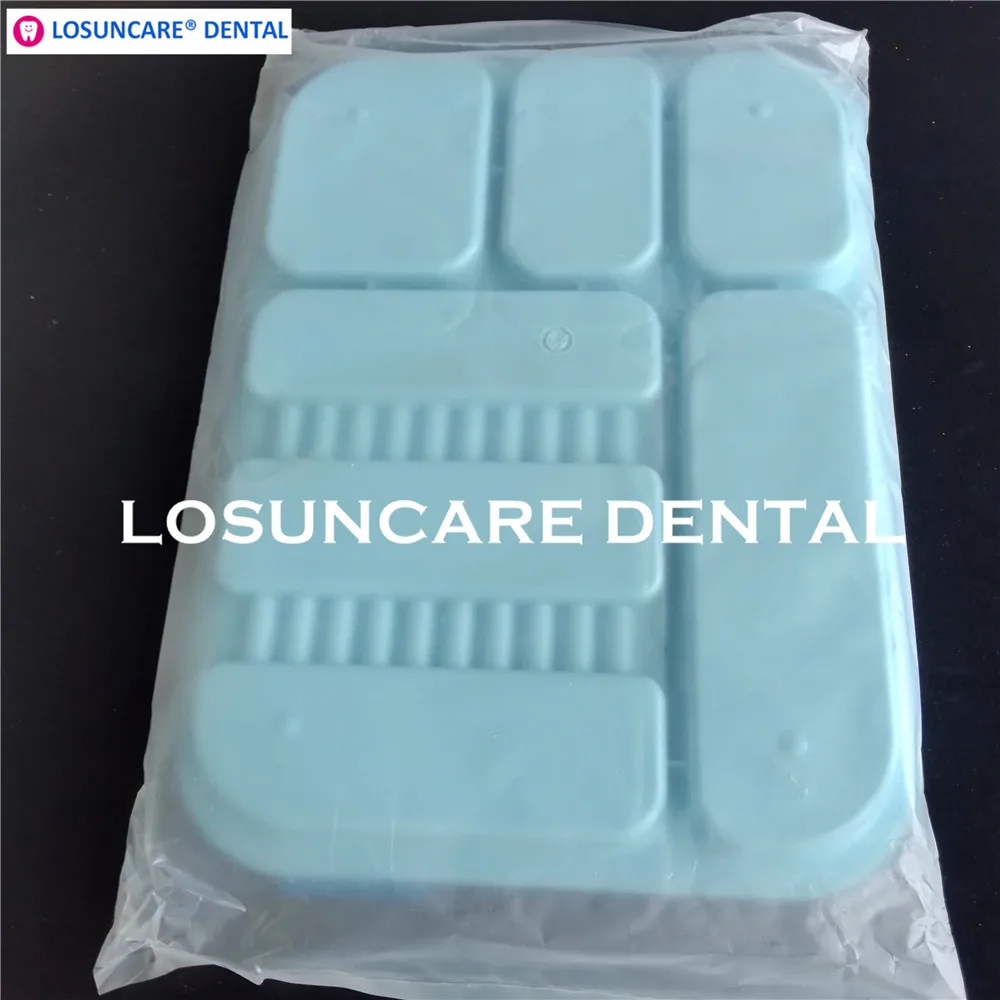 LOSUNCARE 1 шт. автономный зеленый синий красный стоматологический разделенный лоток