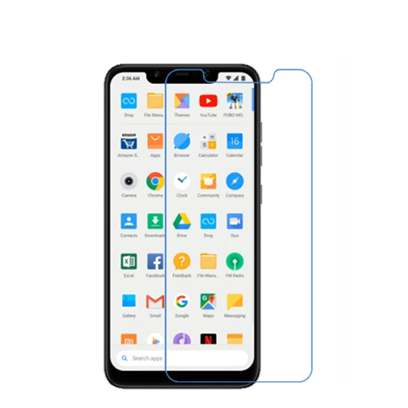 Wangcangli с уровнем твердости 9 H pocophone f1 Стекло Экран Защитная пленка для Xiao mi PocoPhone F1