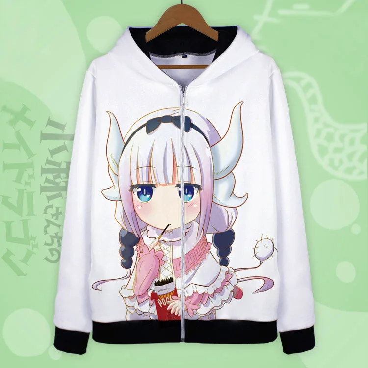 Miss Kobayashi's Dragon Maid Толстовка куртка в стиле аниме пальто Toru Tohru Косплей Костюм |