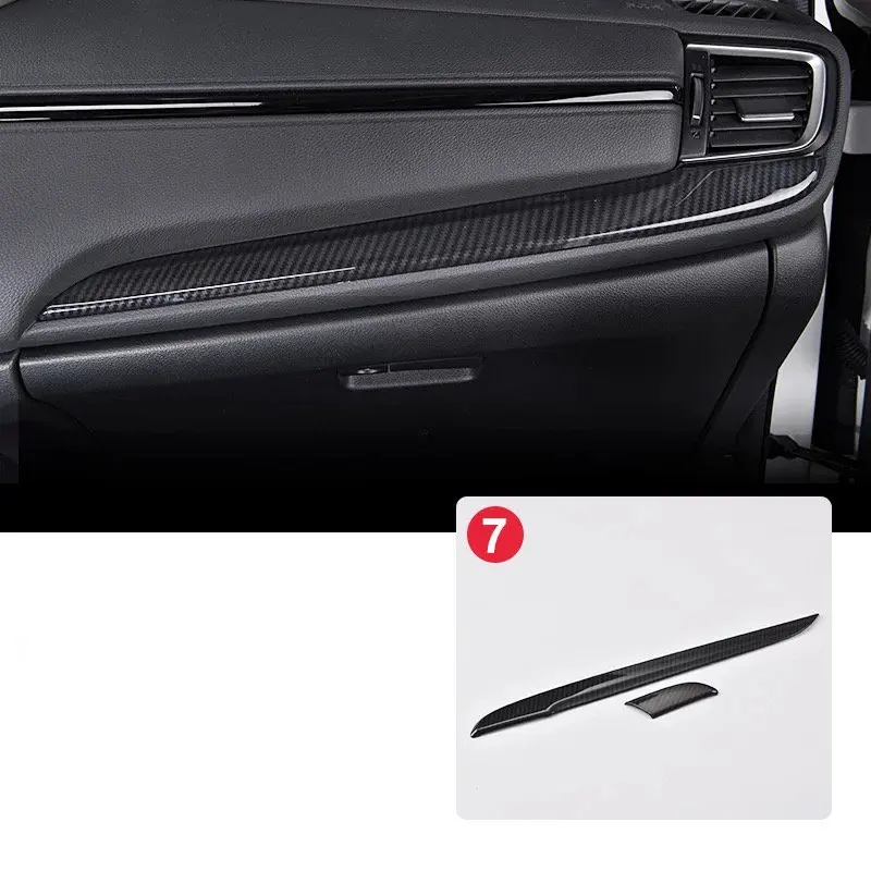 Роскошный хромированный АБС пластик из углеродного волокна для Honda CR V 2017 2018