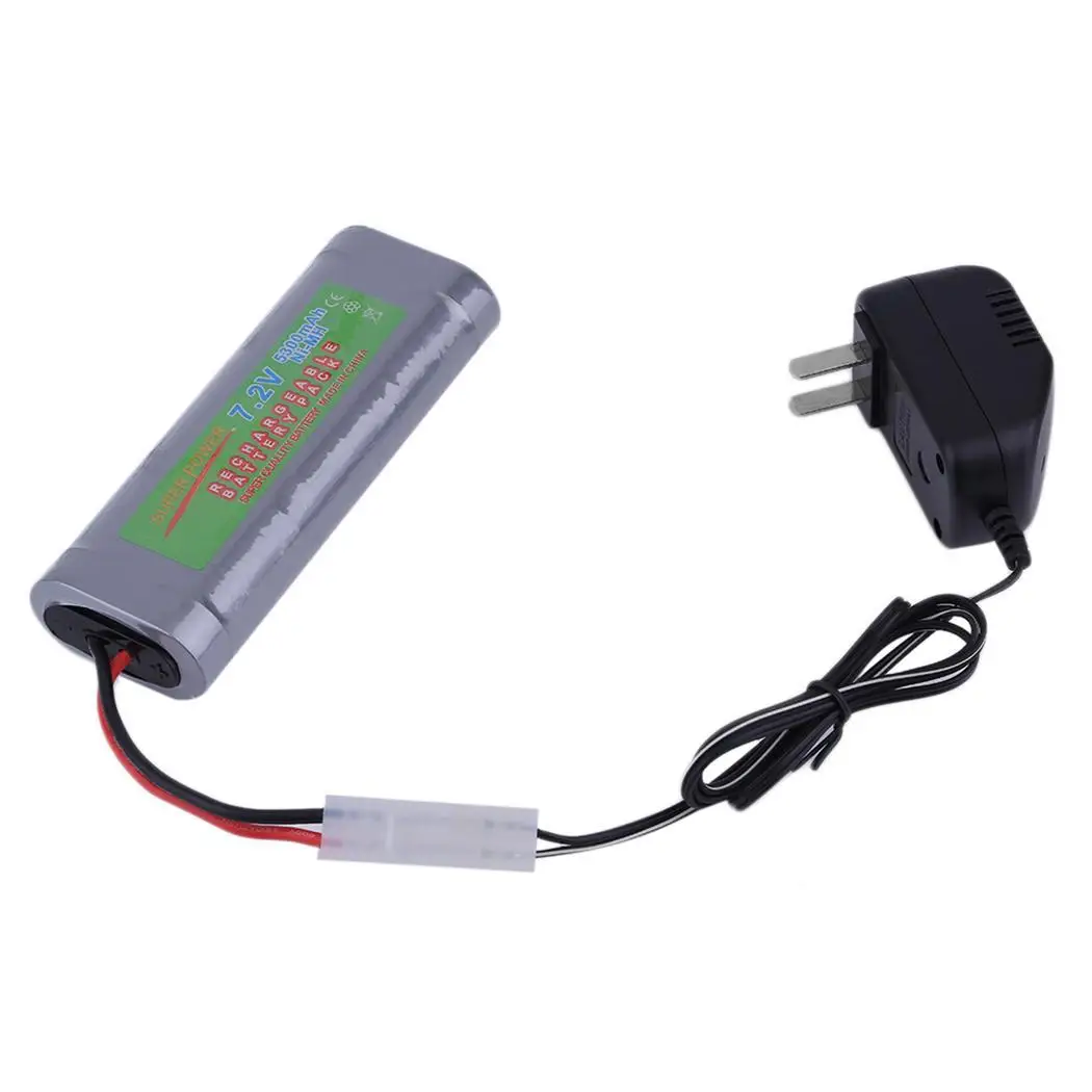 7.2в 5300 мАч ni mh аккумуляторная батарея игрушка US DC1.2V 12V 100 220ма с серым зарядным
