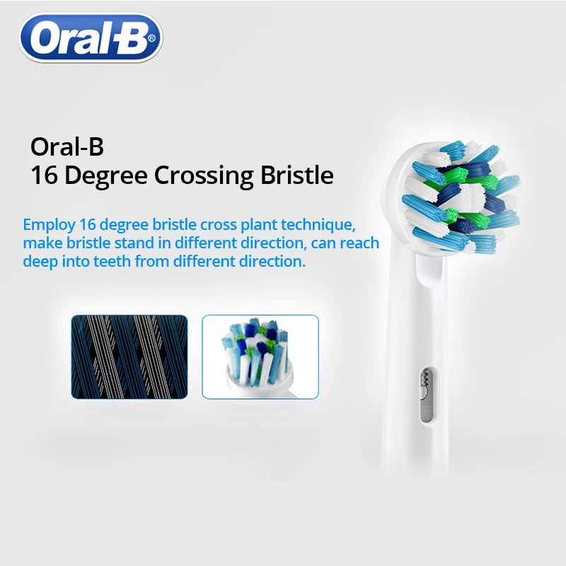 Сменная головка зубной щетки Oral B для электрической взрослых с мягкой щетиной