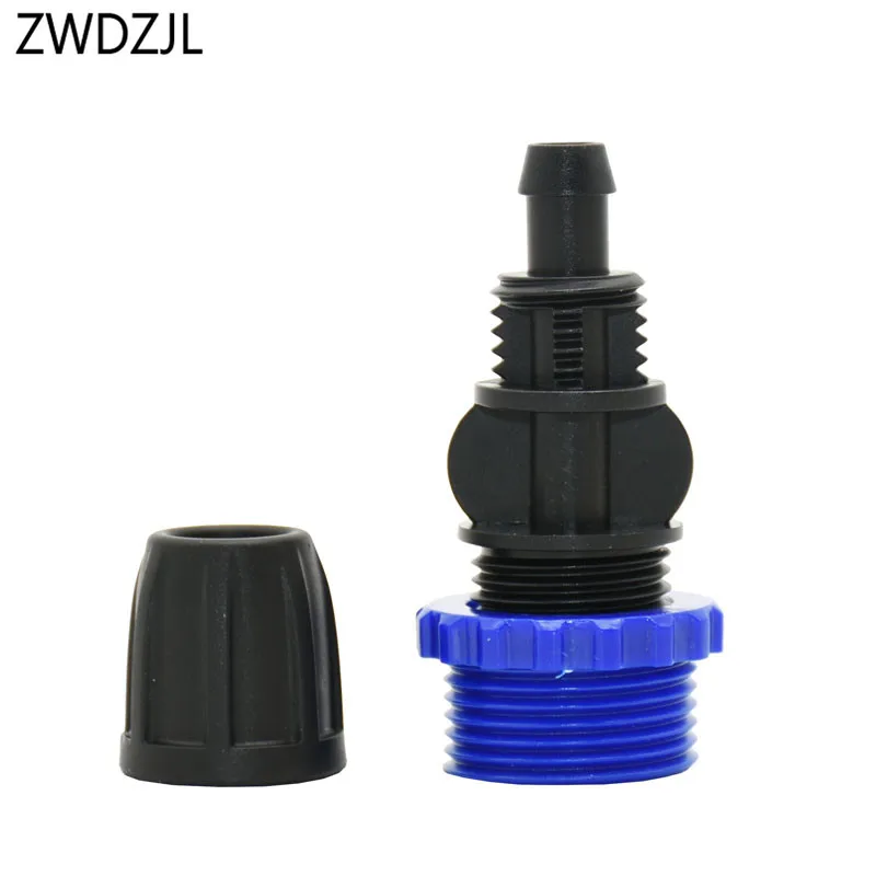 

Drip irrigation Male Thread 1/2 to 8/11 hose Lock Nut Connector 3/4 TO 3/8" Watering Hose Tap joint 4pcs