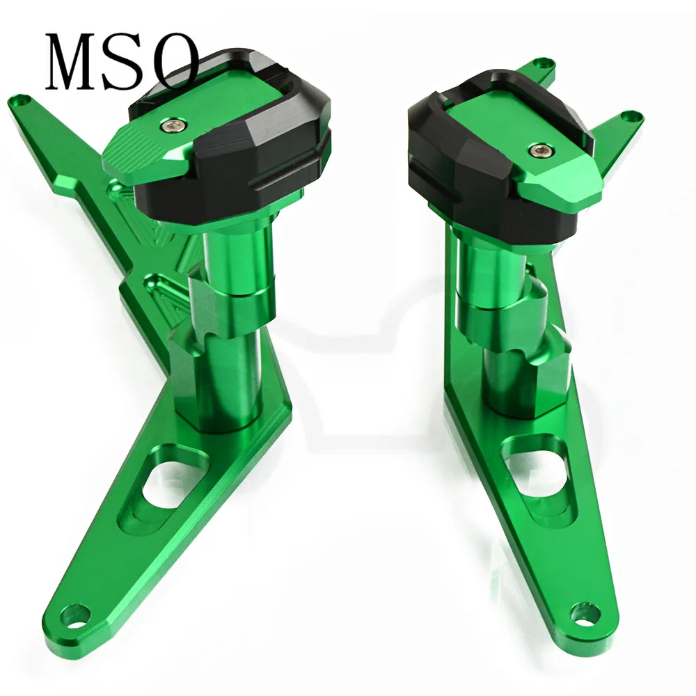 Motorcycle Accessories Billet Frame Sliders Pad Cover Falling Protector Guard Crash For Kawasaki Ninja 300 2013 2014 2015 2016 | Автомобили