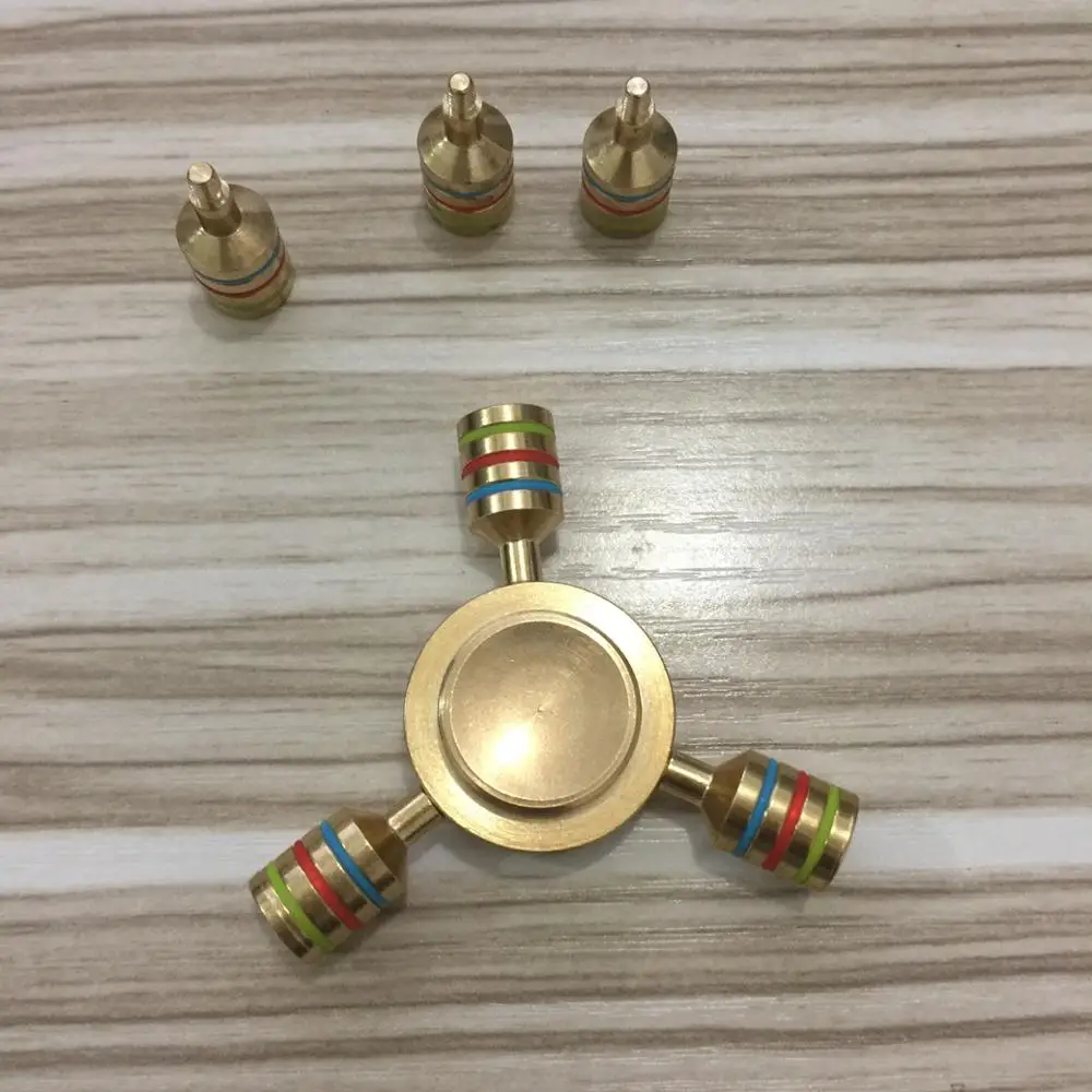 Съемный гироскоп пальцев спираль 6 рог Светящиеся металлическая рука Spinner