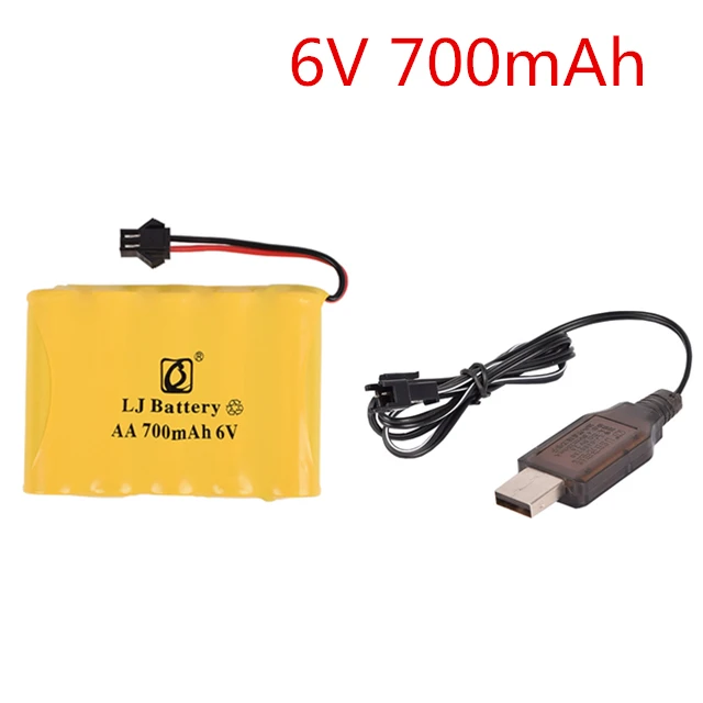 6V 700 мАч/1800 мАч/2800 мАч Никель кадмиевый аккумулятор NH AA перезаряжаемый + зарядное