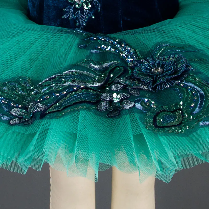 

Dance Favourite Green tutu Women & Girl Performance Customer Size Made Ballet Tutu Ballerina Dance tutu Classical pancake tutu