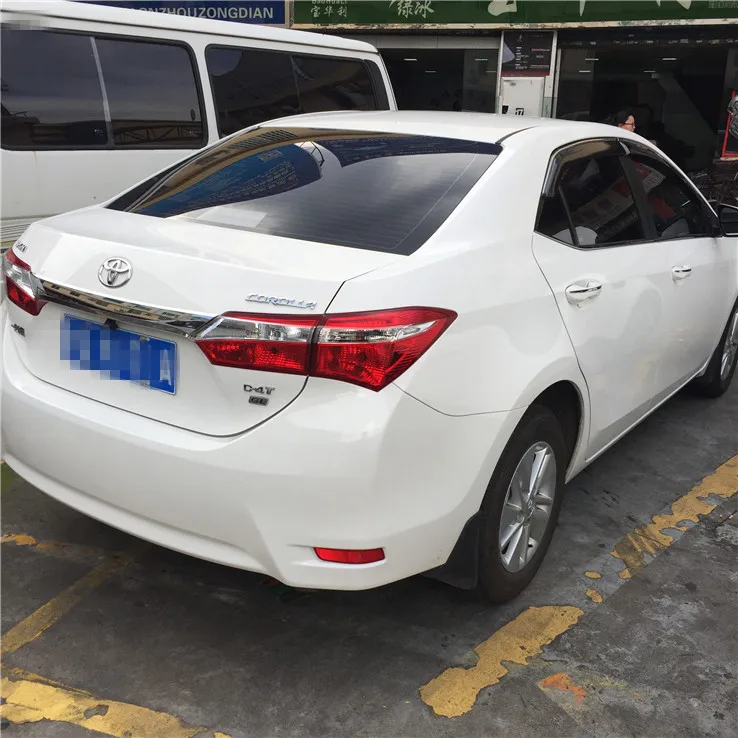 Для Защитные чехлы для сидений, сшитые специально для Toyota Corolla Пластик оконный козырек Vent Оттенки Защита от солнца Дождь Отражатель гвардии для Corolla Авто аксессуары 4 шт./компл