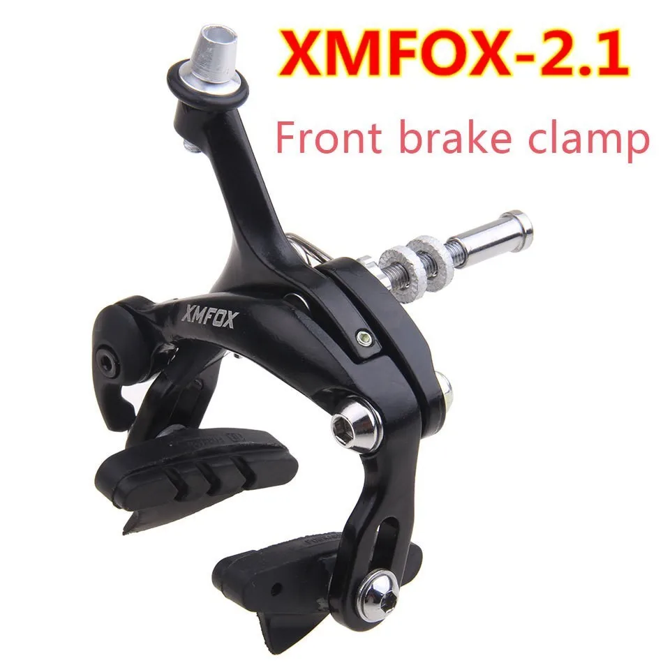 XMFOX-2.1 Road Brake Dual Pivot Bike Aluminum Side Pull Caliper Brake Front Rear Brake Road Racing Bicycle Brake Accessories